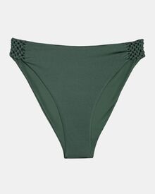 Μαγιό slip Plus Size Rock Club - Κλασικό Κυπαρισσί - Μπικίνι macrame