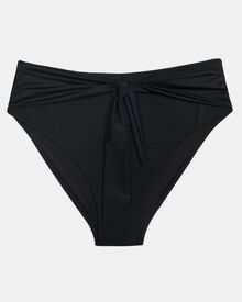 Μαγιό slip Plus Size Rock Club - Μαύρο Μπικίνι - Κανονικό με φιόγκο