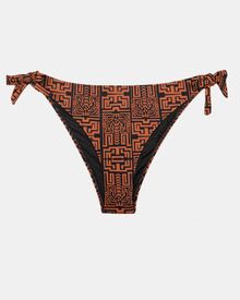 Μαγιό slip Plus Size Rock Club - TOTEM Print - Μπικίνι δετό