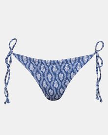 Μαγιό σλιπ Rock Club - Greek Print - Mε κορδόνι - Μπικίνι Κανονικό