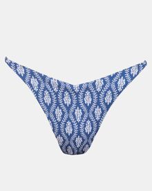 Μαγιό slip Rock Club Panther - Ψηλό κόψιμο - Greek Print - V σλιπ