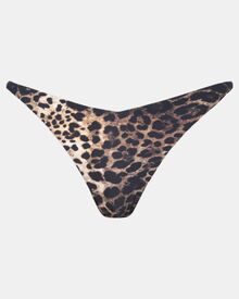 Μαγιό slip Rock Club Panther - Ψηλό κόψιμο - Leopard Print - V σλιπ