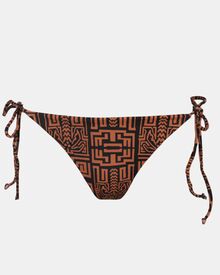 Μαγιό σλιπ Rock Club - Totem Print - Mε κορδόνι - Μπικίνι Κανονικό