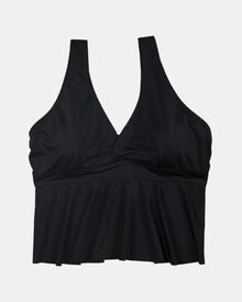 Μαγιό Τανκίνι Rock Club - Μαύρο κρουαζέ - Plus Size