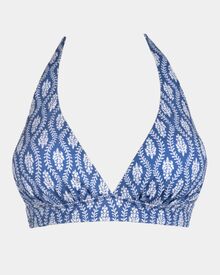 Μαγιό top Rock Club - Greek print - Bikini Τρίγωνο σταθερό - Cup C