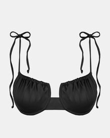 Μαγιό top Rock Club - Μαύρο Bikini - Χωρίς Ενίσχυση - Cup B C