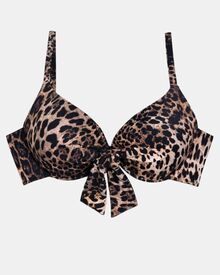 Μαγιό top Rock Club - Plus Size - Animal Bikini - Cup D E