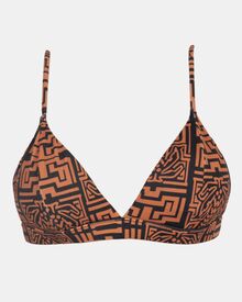Μαγιό top Rock Club - Totem print - Bikini Τρίγωνο με Λάστιχο - Cup C