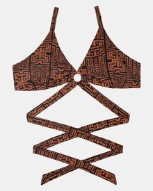 Μαγιό τρίγωνο Rock Club - TOTEM με κρίκο - Τοπ Bikini Plus Size