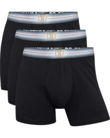 Ανδρικό boxer CR7- Βαμβακερό - Μαύρο - Gradient λάστιχο - 3 Pack