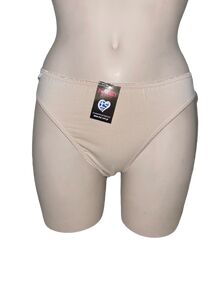 Γυναικείο Slip Mini MEI - Μπεζ - Οικολογικό βαμβάκι - Μαλακό Λάστιχο