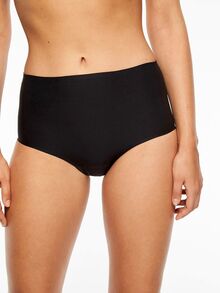 Ψηλόμεσο Hipster slip Promise - Μαύρο - Ελαστικό - Χωρίς ραφές - One Size - 2 Pack
