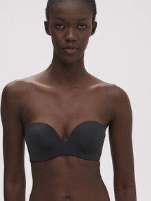 Γυναικείο Strapless σουτιέν Simone Pérèle - Μαύρο - Χωρίς ραφές - Cup C D E F - Polyurethane - Regular Fit
