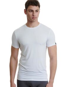 Walk Ανδρικό φανελάκι - Λευκό - Κοντό μανίκι - bamboo - Regular Fit