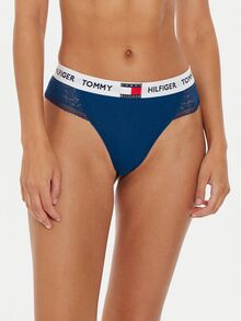 Γυναικείο String Tommy Hilfiger - Μπλε με δαντέλα - Regular Fit - Cotton