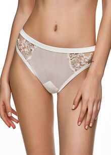 Brazilian slip νυφικό Miss Rosy - Ιβουάρ - Διαφάνεια & ΚέντημαBrazilian slip νυφικό Miss Rosy - Ιβουάρ - Διαφάνεια & Κέντημα