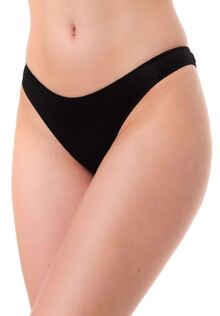 Γυναικείο Brazil slip Minerva Fimelle Rio - Μαύρο - Χαμηλόμεσο - 2 Pack - Regular Fit - Modal