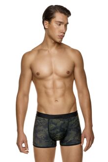 MED Ανδρικό boxer GIORGIO - Μαύρο - Χακί Pixel Print - Regular Fit - Modal