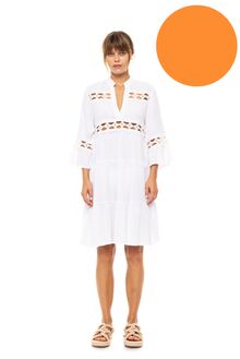 Γυναικείο Beachdress Pink Label -  Φόρεμα - Orange - Regular Fit - Viscose