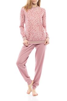 Γυναικεία Πυτζάμα Pink Label - Animal print - Ροζ