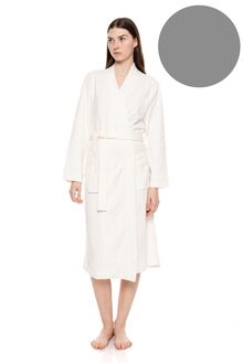 Γυναικεία Ρόμπα Pink Label - Midi - Γκρι - Viscose - Regular Fit