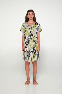 Γυναικείο Beachwear Vamp - Εμπριμέ Φόρεμα Καλοκαιρινό - Κοντό