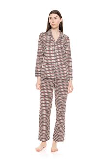 Γυναικεία Πυτζάμα Pink Label - Σεμιζιέ - Γεωμετρικό Print - Cotton - Regular Fit