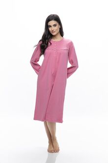 Γυναικείο νυχτικό Galaxy - Ροζ Midi - Plus Size