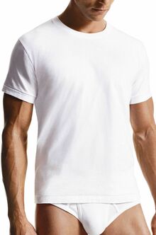 Ανδρικό φανελάκι Calvin Klein - Ελαστικό με κοντό μανίκι - Βαμβακερό