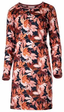 Γυναικείο Νυχτικό Pink Label - Μαύρο - Floral