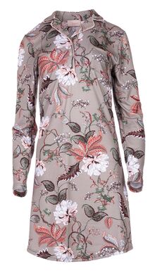 Γυναικείο Νυχτικό Pink Label - Γκρι - Floral