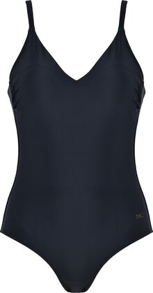 Γυναικείο ολόσωμο μαγιό Naturana - Plus size - Μαύρο - Cup E