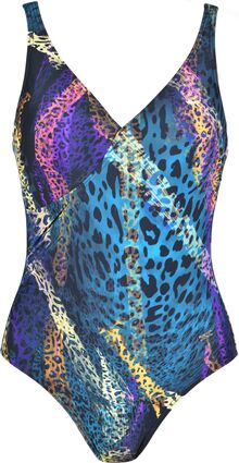 Γυναικείο ολόσωμο μαγιό Naturana - Animal - Plus size - Cup D