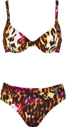 Σετ Γυναικείο μαγιό Naturana - Μπικίνι - Plus size - Animal - Cup D