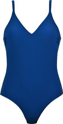 Γυναικείο ολόσωμο μαγιό Naturana - Plus size - Μπλε - Cup E