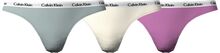 Γυναικεία String Calvin Klein - Λευκό λάστιχο - 3 pack