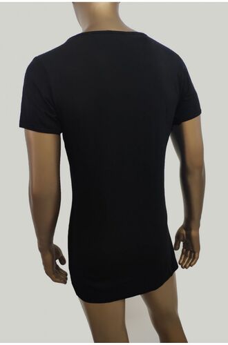 Ανδρική μπλούζα MED Fight - T-Shirt μαύρο με τύπωμα - Κοντό μανίκι