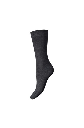 Walk Γυναικεία κάλτσα - Μάλλινη ελλαστική - Ανθρακί σκούρο