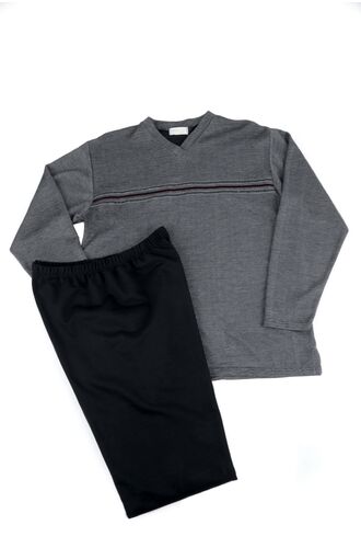 Ανδρική πυτζάμα Claire Katrania - Με σχέδιο - Δίχρωμη