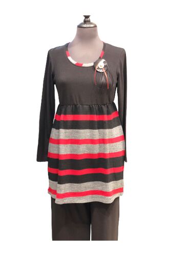 Γυναικείο Homewear Claire Katrania - Ριγέ - Μακρύ Παντελόνι Γυναικείο Homewear Claire Katrania - Ριγέ - Μακρύ Παντελόνι