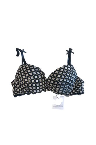 Σουτιέν Lida Push Up - Μαύρο εμπριμέ - Cup B