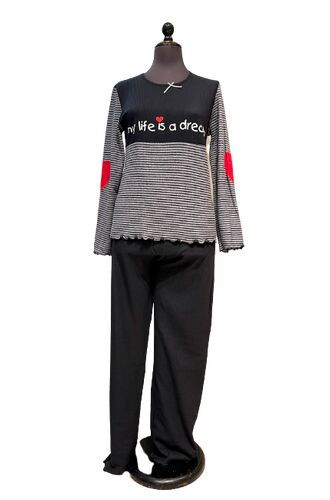 Γυναικεία Πυτζάμα Doremi - Fleece - Γκρι