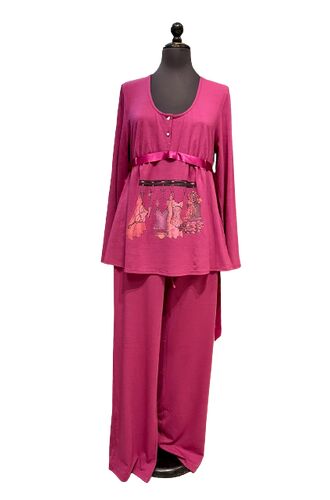 Γυναικεία Πυτζάμα Penky - Modal - Φουξ