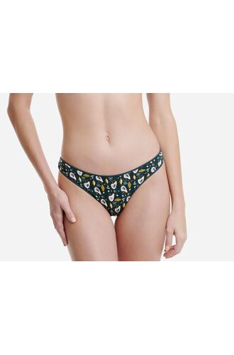 Γυναικείο brazil slip Walk - Multicolor Brief από ίνες bamboo - 2 pack