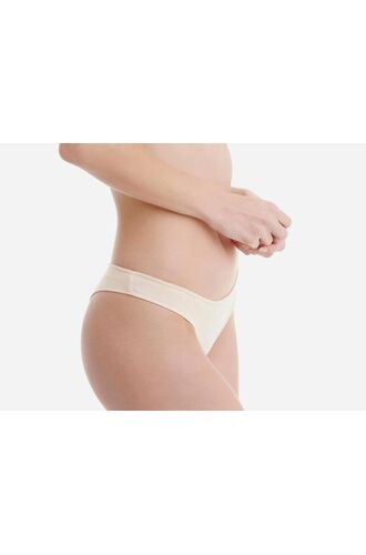 Γυναικείο brazil slip Walk - Μπεζ Brief από ίνες bamboo - 2 pack