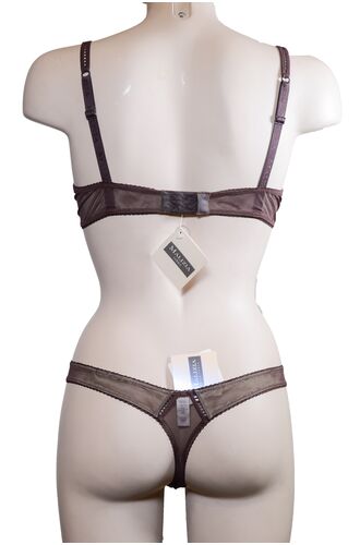 Σετ Σουτιέν La Perla & String - Καφέ - Δαντέλα - C cup