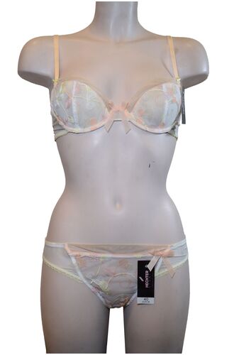 Σετ Σουτιέν Hechter & Slip - Λευκό - Σχέδιο - C cup