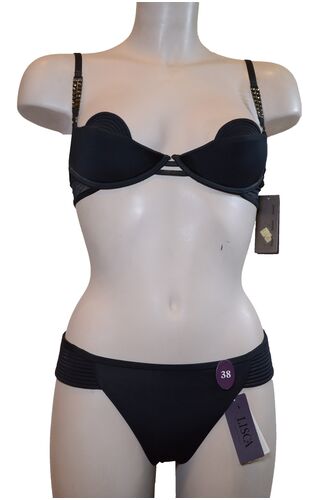 Σετ Σουτιέν Lisca & Brazil - Μαύρο - B cup