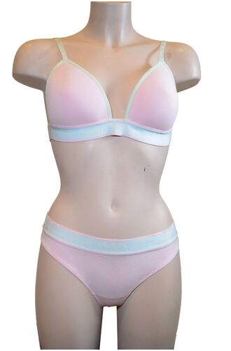 Σετ Σουτιέν Armani & String - Ροζ - Sport - L