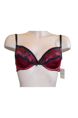 Σετ Σουτιέν Pin Up Pleasure state - Μπορντώ - Δαντέλα - D cup